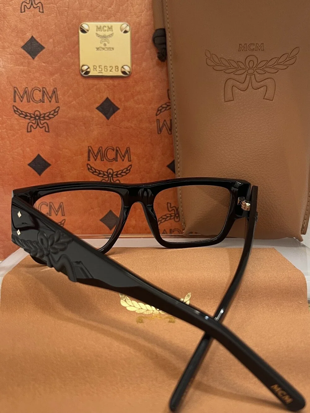 MCM MWS013 001 Black Square MCM Eyeglasses Frames